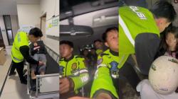 Tindakan Cepat Satlantas Tasikmalaya Kota Evakuasi Korban Kecelakaan Malam Hari Pakai Mobil Dinas