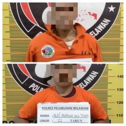 Transaksi Sabu di Jalan Veteran, Dua Pemuda Diciduk dan Tidur Manis di Sel Polres Belawan