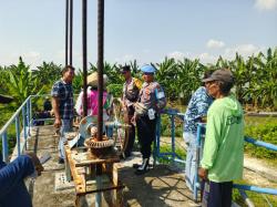 Upaya Polres Tuban, Tangani Banjir di Kecamatan Plumpang Akibat Kurang Berfungsinya Sungai Avur