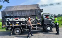 Razia Kendaraan ODOL di Karanganyar, Sopir Diingatkan Untuk Tidak Over Load, Berbahaya...