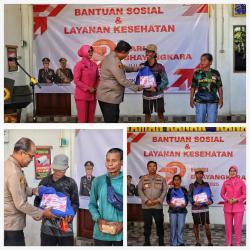 Jelang Hari Bhayangkara ke-79, Polresta Palangka Raya Salurkan 253 Paket Bansos Bagi Masyarakat
