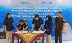 Pelindo dan Kejari Sibolga Tandatangani Kerja Sama Penanganan Hukum Perdata dan TUN