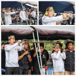 Polda Kalteng Gelar Lomba Menembak dan Sipet Meriahkan Hari Bhayangkara ke-79