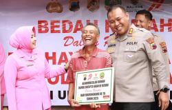 Hari Bhayangkara ke 79, Polres Blora Gelar Bedah Rumah