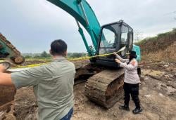 Cegah Longsor, Polresta Cirebon Segel Tambang Galian C Ilegal di Beber