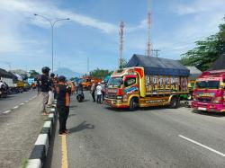 Ratusan Sopir Truk Solo Raya Blokade Ring Road, Protes Ketimpangan Aturan ODOL