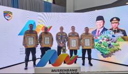 Polres Bangka Selatan Terima Penghargaan Pelayanan Publik Prima dari Kapolri