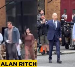 Viral Mantan Presiden AS Joe Biden Muncul di Lokasi Syuting Serial Reacher, Ketemu Agnez Mo! 