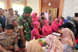 Bakti Kesehatan Hari Bhayangkara Ke-79, Polisi di Pidie Jaya Berhasil Kumpulkan 65 Kantong Darah