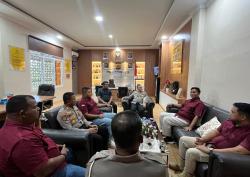 Kapolres Pidie Jaya AKBP Ahmad Faisal Terima Kunjungan Kepala Rutan Sigli di Mapalores