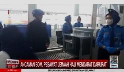 Detik-Detik Pendaratan Darurat Pesawat Haji Saudi di Kualanamu, Sepekan Sudah 2 Kali Teror Bom