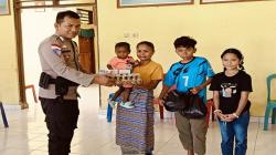 Bhabinkamtibmas Kefamenanu Utara Bagikan Bantuan Nutrisi untuk Cegah Stunting