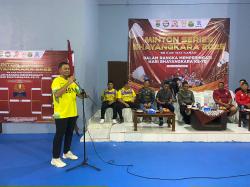 Hari Bhayangkara ke 79, Polres Way Kanan Menggelar Turnamen Bulutangkis Kapolres Cup