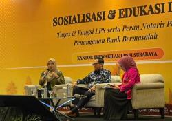 LPS Gandeng Notaris Jatim, Perkuat Peran Hukum dalam Penanganan Bank Bermasalah