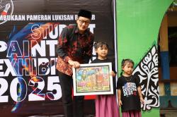 Puluhan Lukisan Karya Anak-Anak Purworejo Dipamerkan