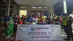 Respons Cepat Bencana,Pertamina Salurkan Bantuan Kemanusiaan untuk Korban Erupsi Gunung Lewotobi