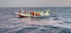 Ini Kronologi dan Aksi Heroik Penyelamatan 9 Nelayan oleh Tim SAR dari KM Erdogan di Laut Pulau Dae