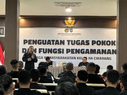 Kalapas Cikarang Tekankan Disiplin dan Satu Komando dalam Penguatan Fungsi Pengamanan