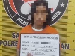 Polres Belawan Tangkap Wanita Muda Pengedar Sabu di Medan Labuhan