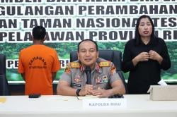 Polda Riau Tangkap Tokoh Adat Penjual Taman Nasional Tesso Nilo, Keluarkan 200 Surat Palsu
