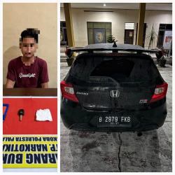 Pria Pengedar Narkoba Diringkus Petugas, 5, 41 Gram Sabu di Dalam Mobil Turut Disita