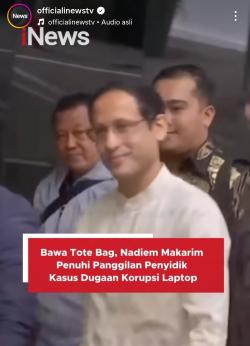 Nadiem Makarim Penuhi Panggilan Kejagung Terkait Dugaan Korupsi Chromebook Rp9,9 Triliun