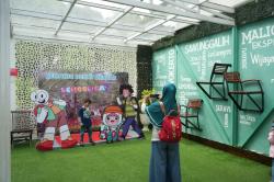 Serunya Liburan Sekolah di Stasiun Purwokerto! Ada Wahana Mini Game untuk Anak