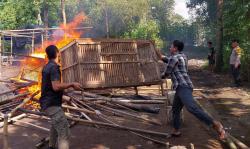 Polisi Tindak Tegas Lokasi Perjudian Sabung Ayam di Bagor Nganjuk