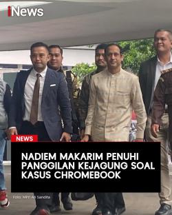 Nadiem Makarim Diperiksa Jampidsus Terkait Korupsi Chromebook Rp9,9 Triliun, Hotman Paris Tak Hadir