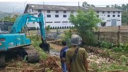 Cegah Banjir Susulan, Kali Cikubang di Argawana Kabupaten Serang Dinormalisasi
