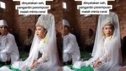 Viral Baru 5 Detik usai Ijab Kabul, Pengantin Wanita Minta Cerai karena Merasa Dilecehkan
