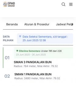Aturan Baru SPMB 2025 Lebih Rumit, Orangtua di Pangkalan Bun Harus Terus Pantau Online