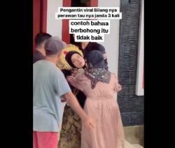 Viral! Gegara Istri Ngaku Perawan Ternyata Janda 3 Kali, Pengantin Pria Ini Kabur