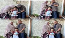 Viral, Momen Haru Pasangan Usia Matang Antar Anak Pertama Masuk TK