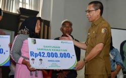 6.162 Perangkat Desa dan Kader Posyandu di Lombok Timur Terlindungi BPJamsostek