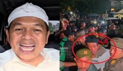 Viral, Gubernur Jawa Barat Kang Dedi Mulyadi Disiram Air dan Dilempar Botol oleh Pria Bawa Jimat 