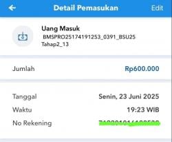 Pemerintah Cairkan BSU 2025 ke 2,45 Juta Pekerja, Rekening Bertambah Rp600.000