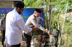 Polres Pidie Jaya Bangun Sumur Bor untuk Dayah Nurussalam Al-Qaasimiyyah di Desa Deah Pangwa