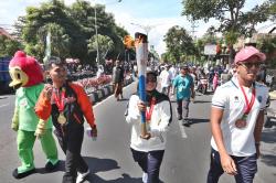 Kirab Obor Porprov Jatim 2025