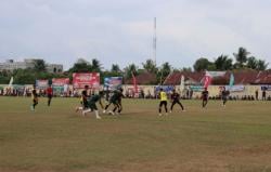 Laga Seru Open Turnamen Cup IV Polres Pidie Jaya, CST United Bantai Brutal FC dengan Skor 5 -2