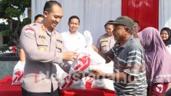 Polres Tegal Kota Gelar Pasar Murah Siapkan 250 Paket Sembako