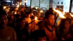 Tradisi Pawai Obor di Serang, Warga Tumpah Ruah Rayakan 1 Muharram