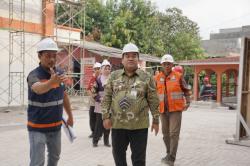 Tinjau Proyek Pembangunan Sekolah Rakyat di Cepu Blora, Bupati Targetkan Awal Juli Rampung