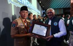 Komitmen Cegah Narkoba di Kalangan Pemuda, Pramuka Jatim Raih Penghargaan BNN