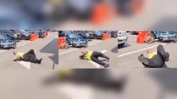 Video Viral: Oknum Polantas Pungli di Medan 'Dihukum' Jungkir Balik dan Guling-Guling