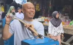 Sepi Job, Artis Edwin Super Bejo Dikabarkan Jualan Roti Pikul di Pasar Viral