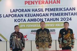 Pemkot Ambon Raih Opini WDP atas LKPD 2024, BPK Soroti Pengelolaan Belanja dan Aset
