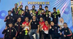 Cetak Sejarah Kick Boxing Ngawi Juara Umum di Porprov IX Jawa Timur