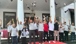 Ratusan Penggemar Burung Ikut Lomba Pakuan Bhayangkara Kicau Mania di Polrestabes Bandung