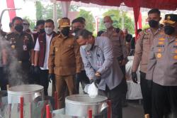 40 Kg Sabu Dimusnahkan, Kakanwil Tekankan Pentingnya Budaya Hukum di Masyarakat